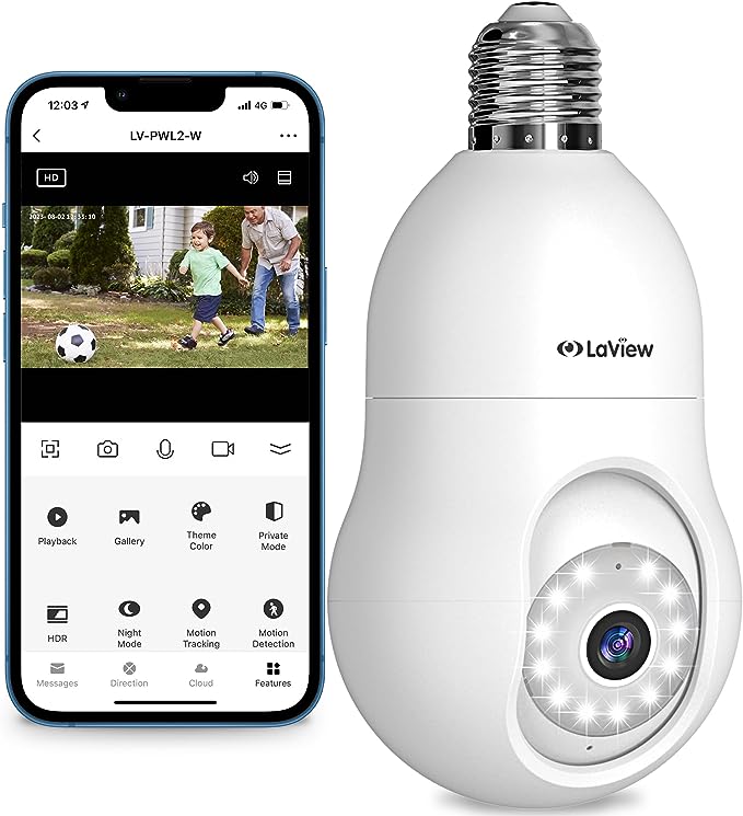 LaView 4MP Bulb Security Camera post thumbnail image