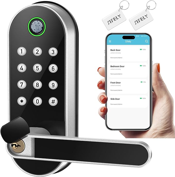 Sifely Keyless Fingerprint Smart Doorknob post thumbnail image